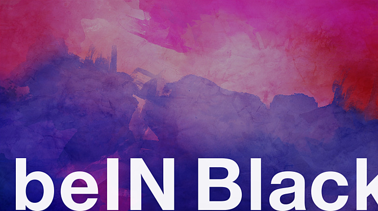beIN Black Font