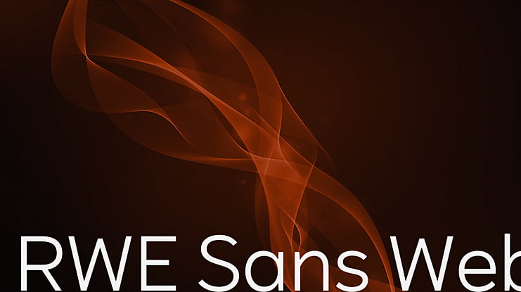 RWE Sans Web Font Family