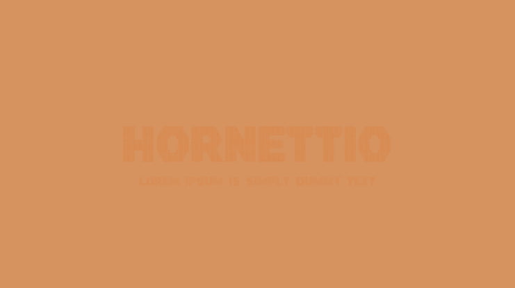 Hornettio Font