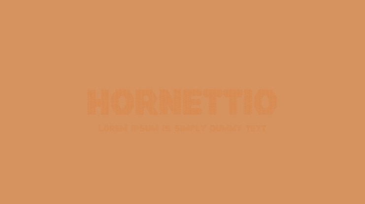 Hornettio Font