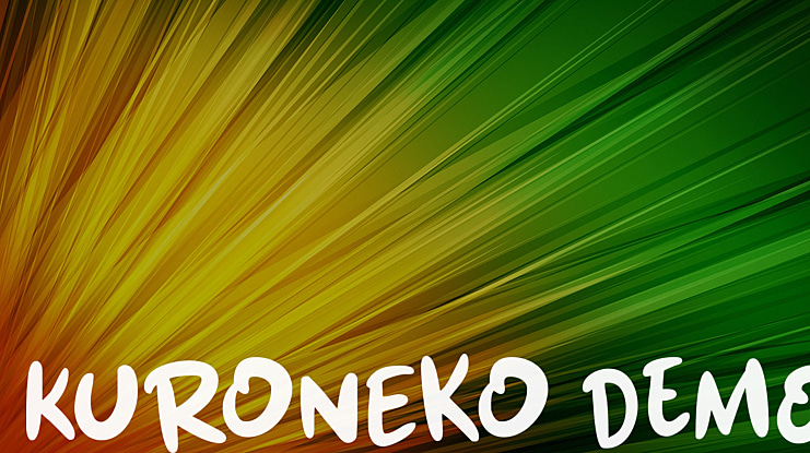 Kuroneko DEMO Font Family