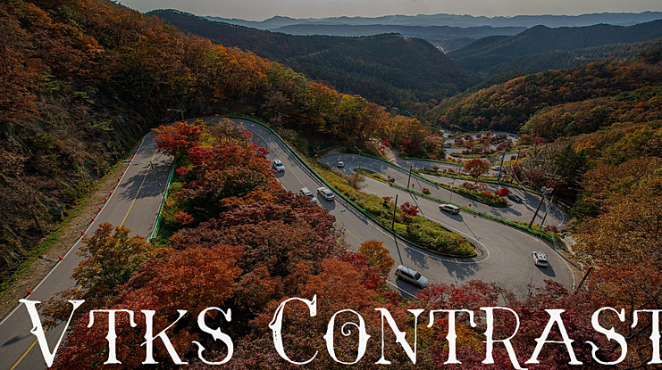 Vtks Contrast Font