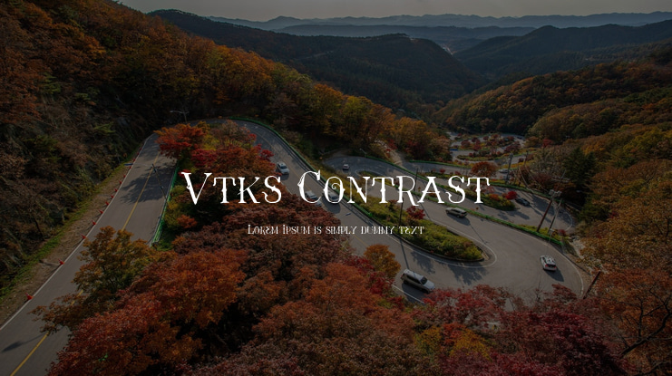 Vtks Contrast Font