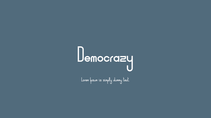 Democrazy Font