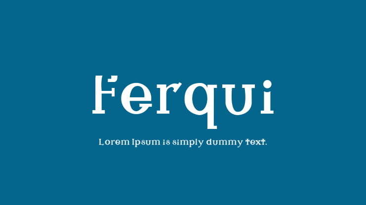 ferqui Font