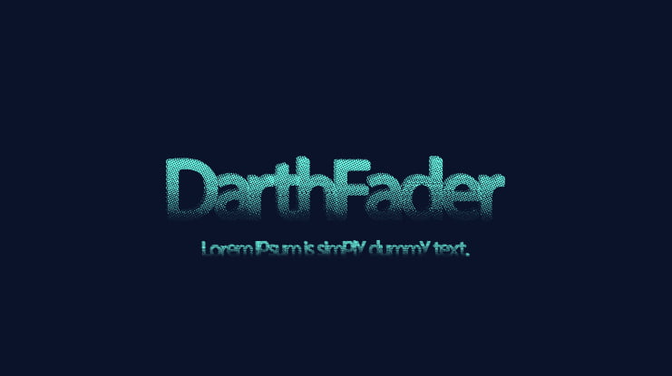 DarthFader Font