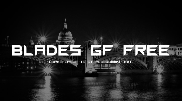 Blades GF Free Font
