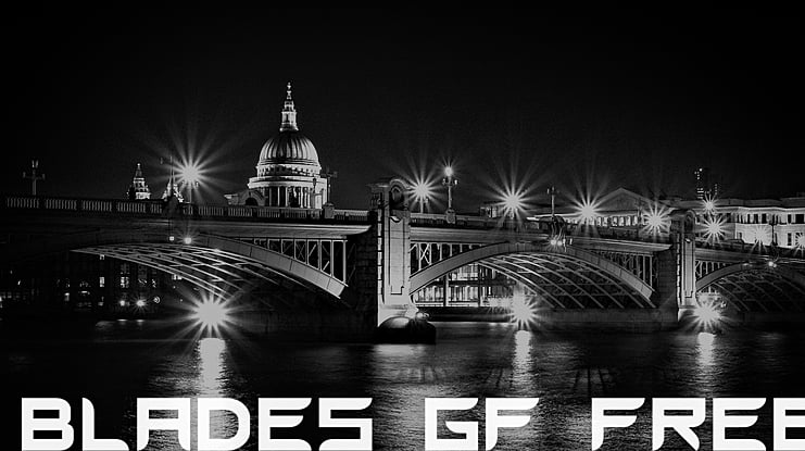 Blades GF Free Font