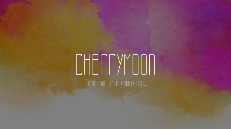 CherryMoon Font