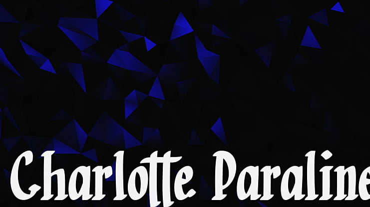 Charlotte Paraline Font