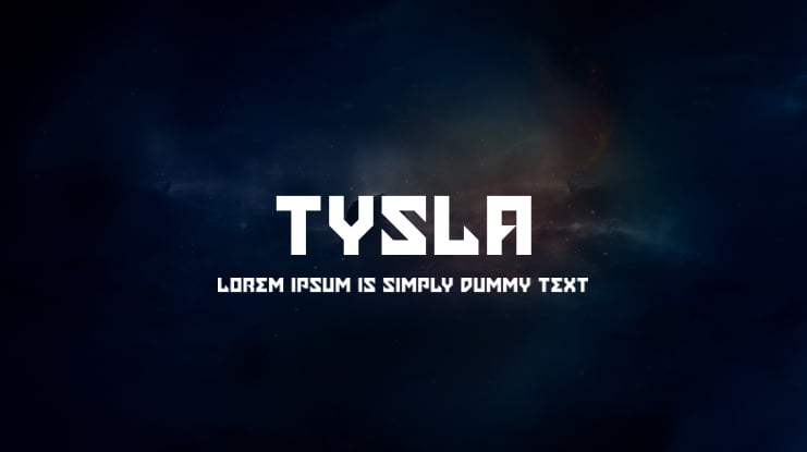 Tysla Font