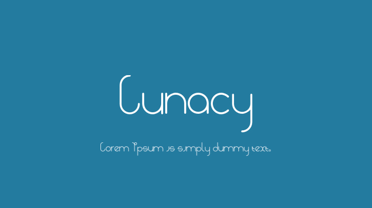 Lunacy Font