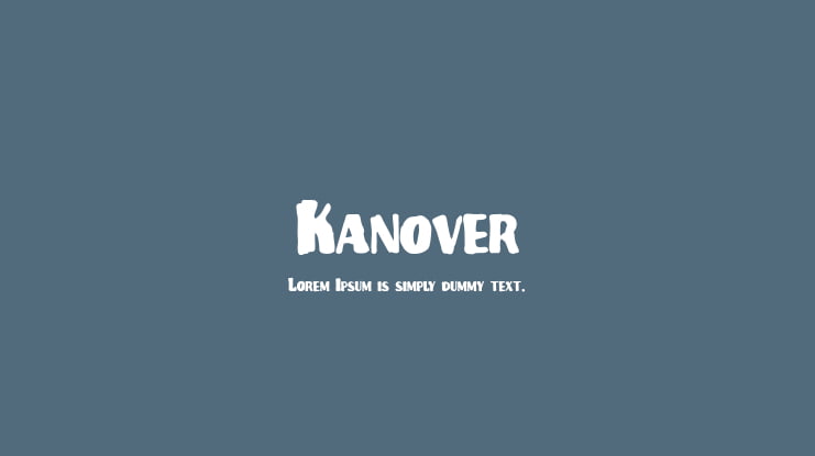 Kanover Font