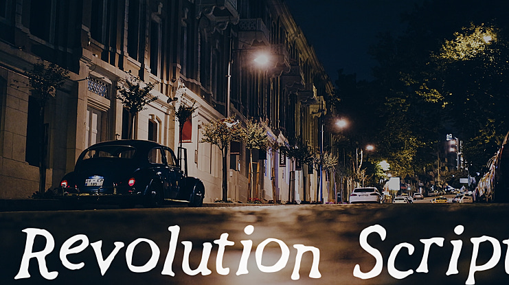 Revolution_Script Font