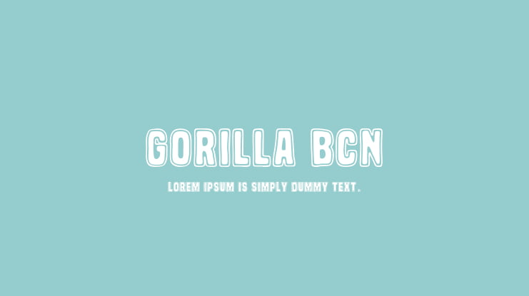 Gorilla BCN Font