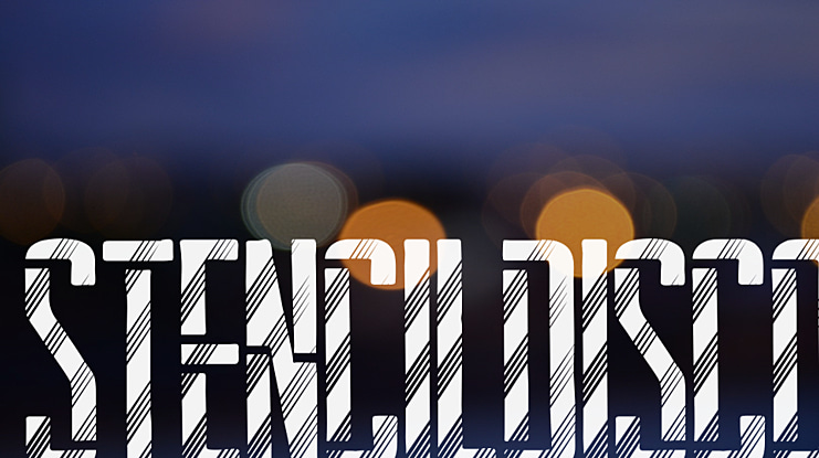StencilDisco Font
