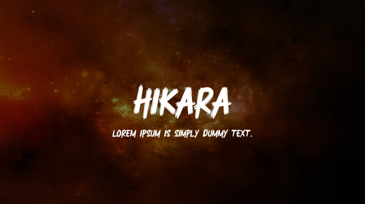 Hikara Font