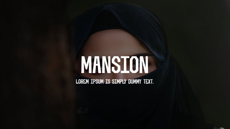 Mansion Font