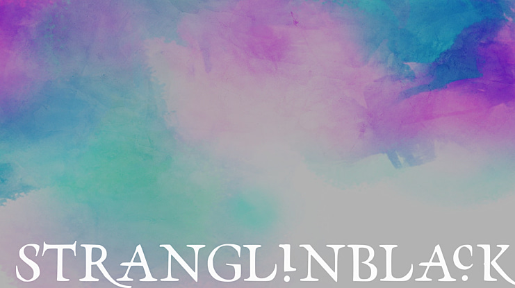 Stranglinblack Font