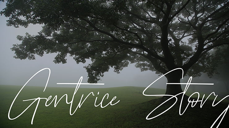 Gentrice Story Font