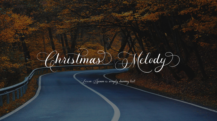 Christmas Melody Font