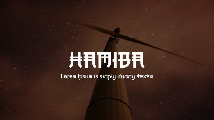HAMIBA Font Family