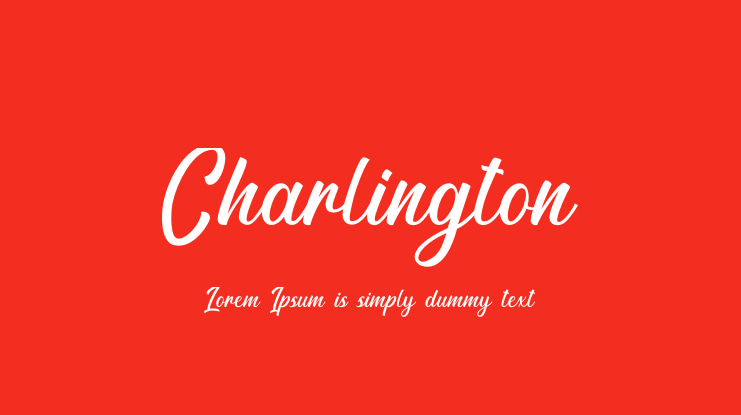 Charlington Font