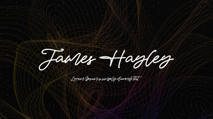 James Hayley Font