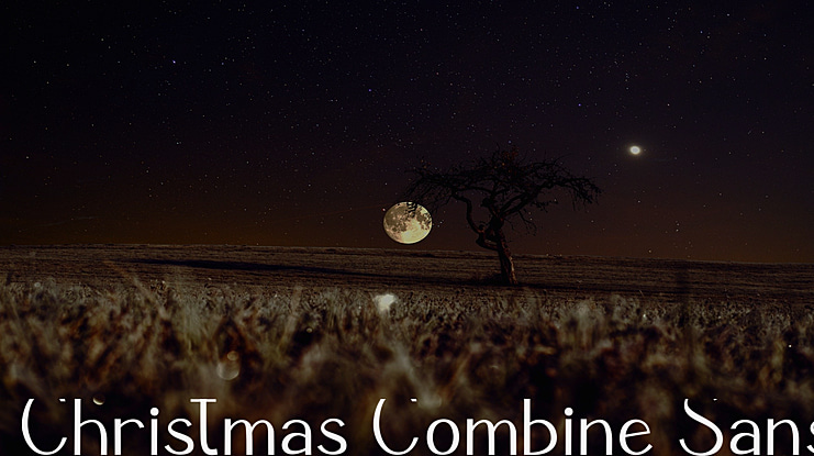 Christmas Combine Sans Font Family