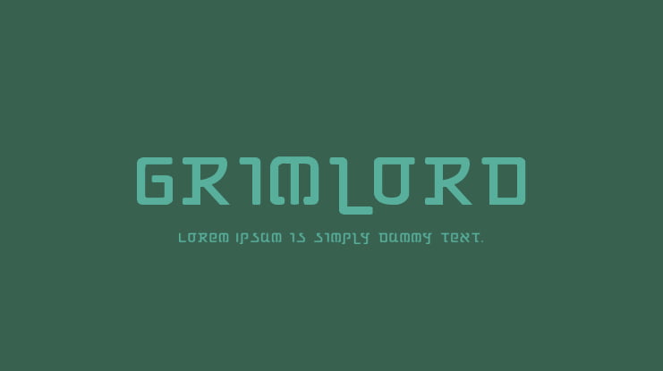 Grimlord Font Family