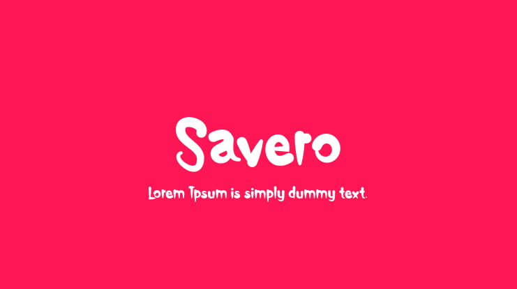 Savero Font