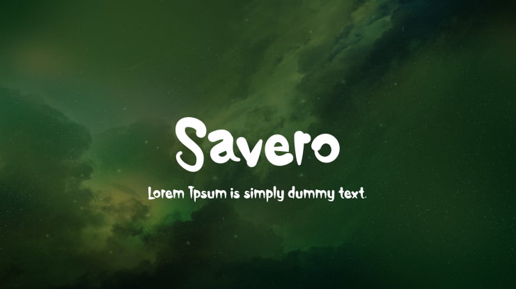 Savero Font