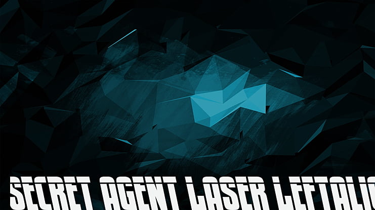 Secret Agent Laser Leftalic Font Family