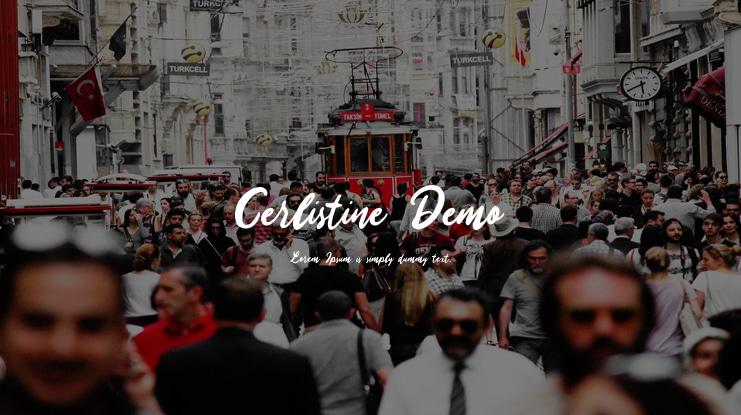 Cerlistine Demo Font