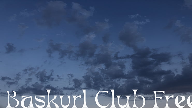 Baskvrl Club Free Font