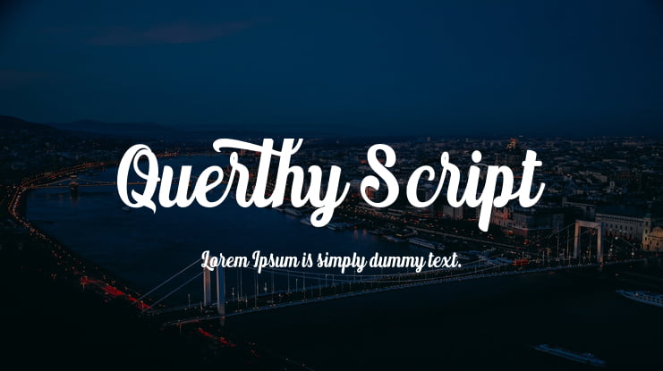 Querthy Script Font