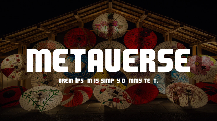 METAVERSE Font