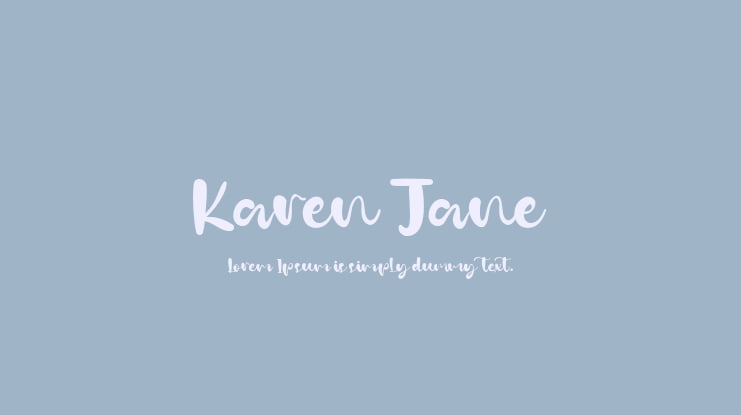 Karen Jane Font