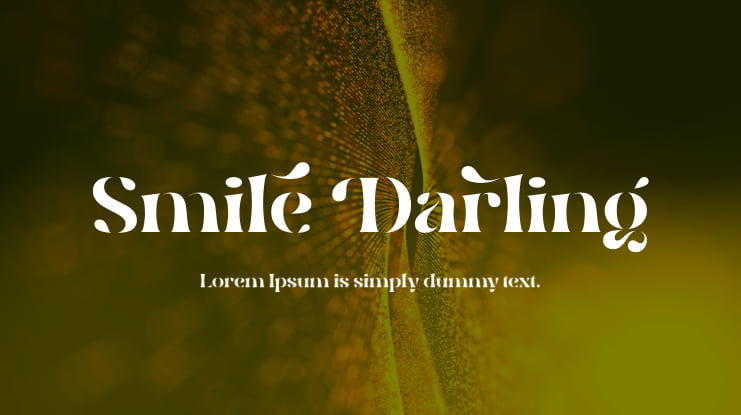Smile Darling Font