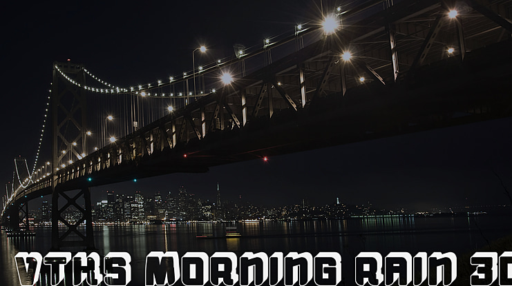VTKS Morning Rain Font Family