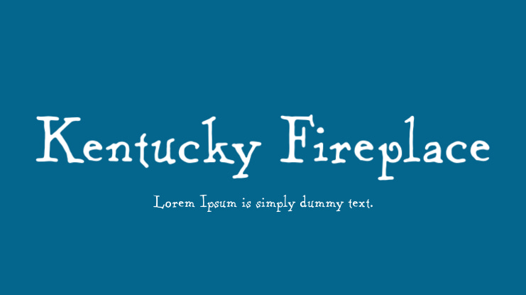 Kentucky Fireplace Font