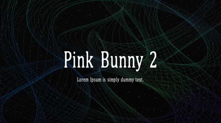 Pink Bunny 2 Font Family