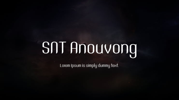 SNT Anouvong Font Family