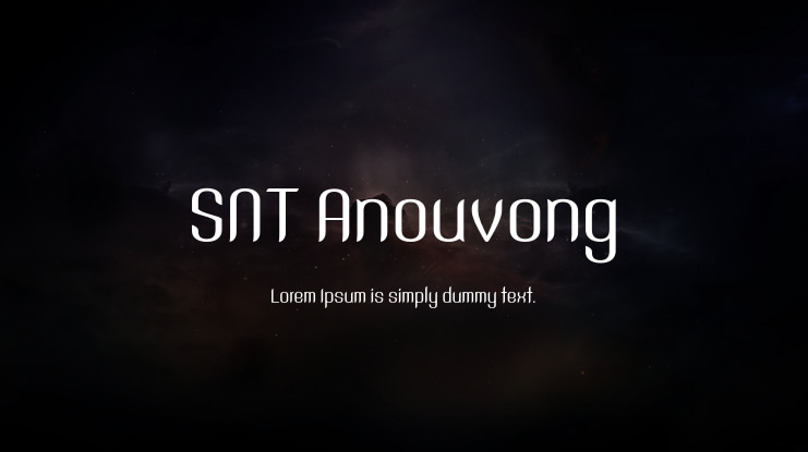 SNT Anouvong Font Family