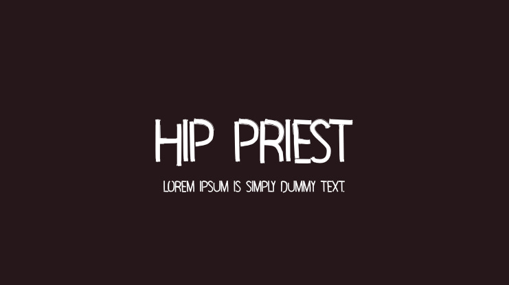 Hip Priest Font