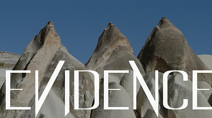 Evidence Font