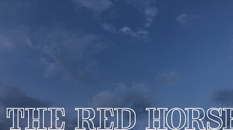 THE RED HORSE Font