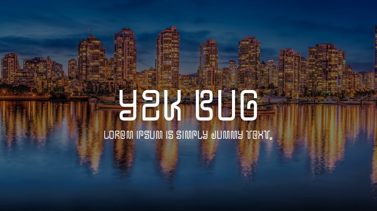 Y2K Bug Font