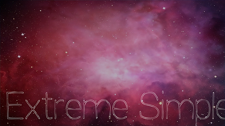 Extreme Simple Font