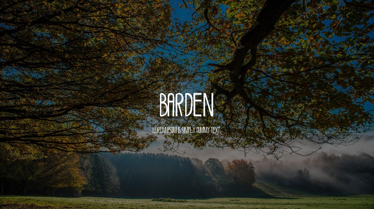 Barden Font